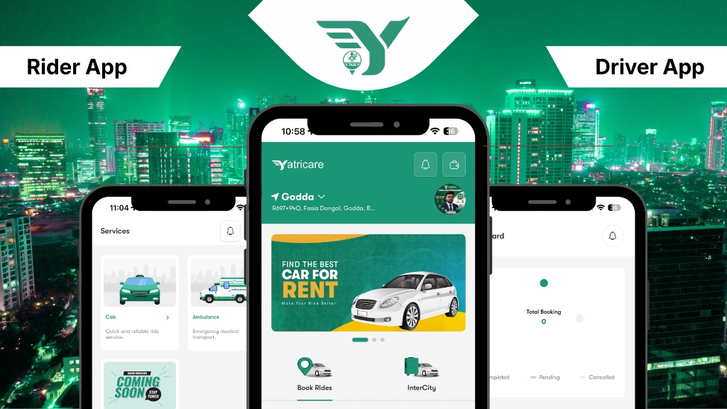 YatriCare Rider & Driver Applications