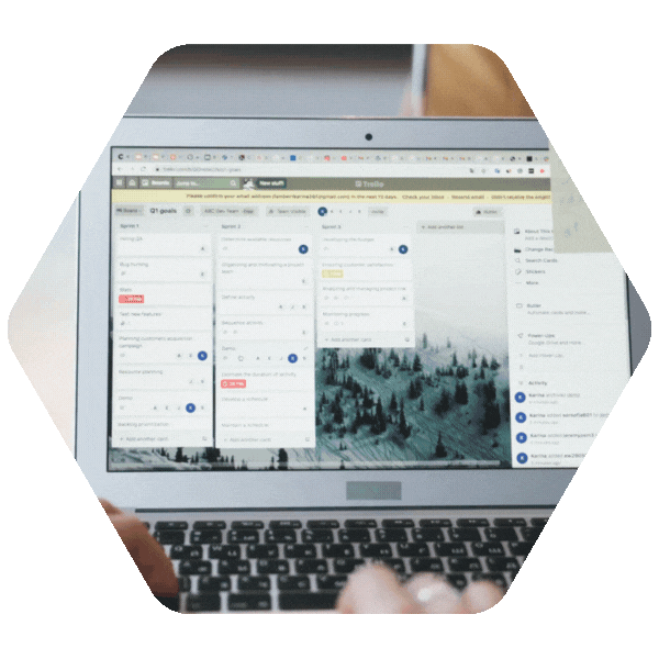 Project Management Tool Tab background